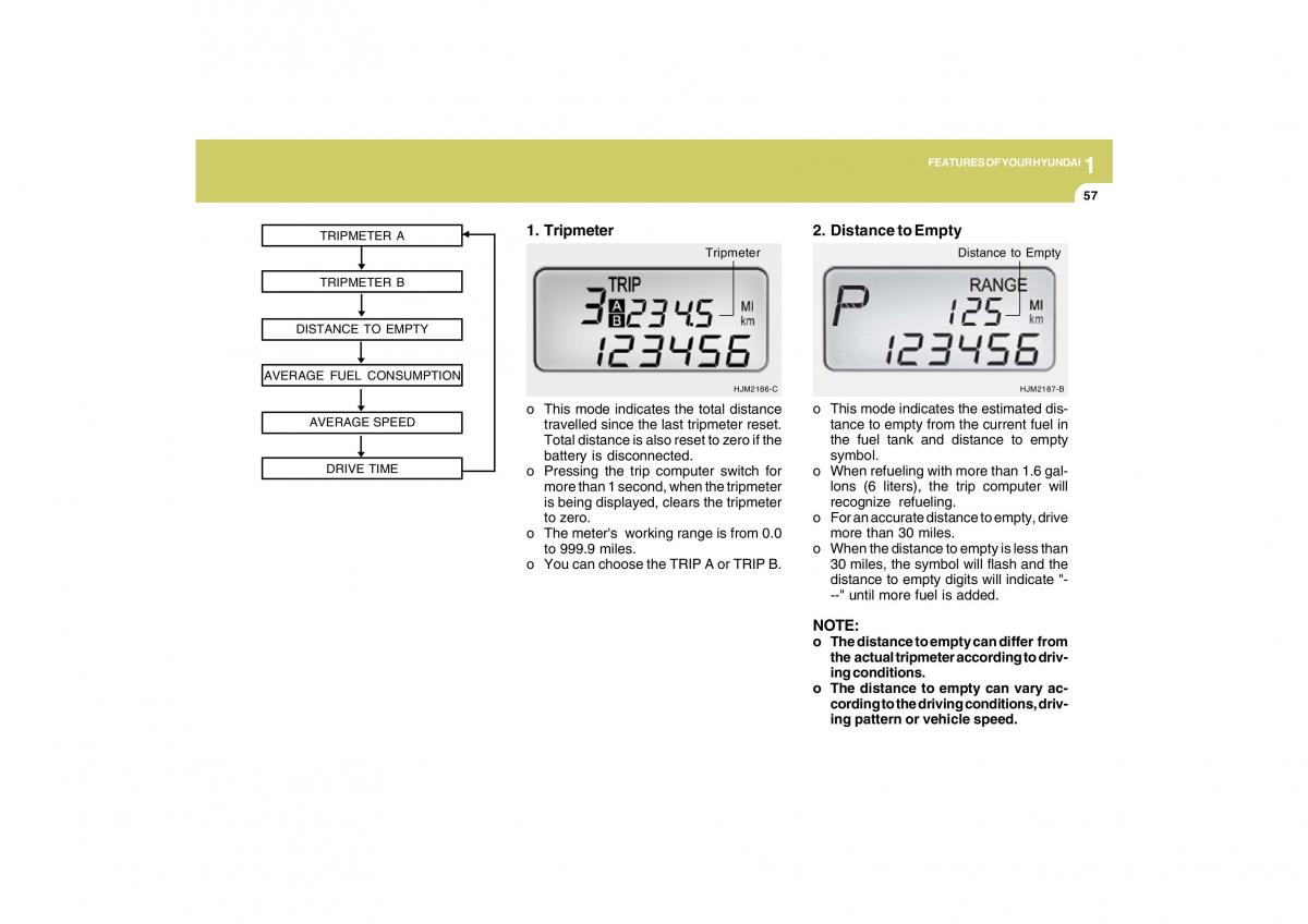 Hyundai Tucson I 1 owners manual / page 68