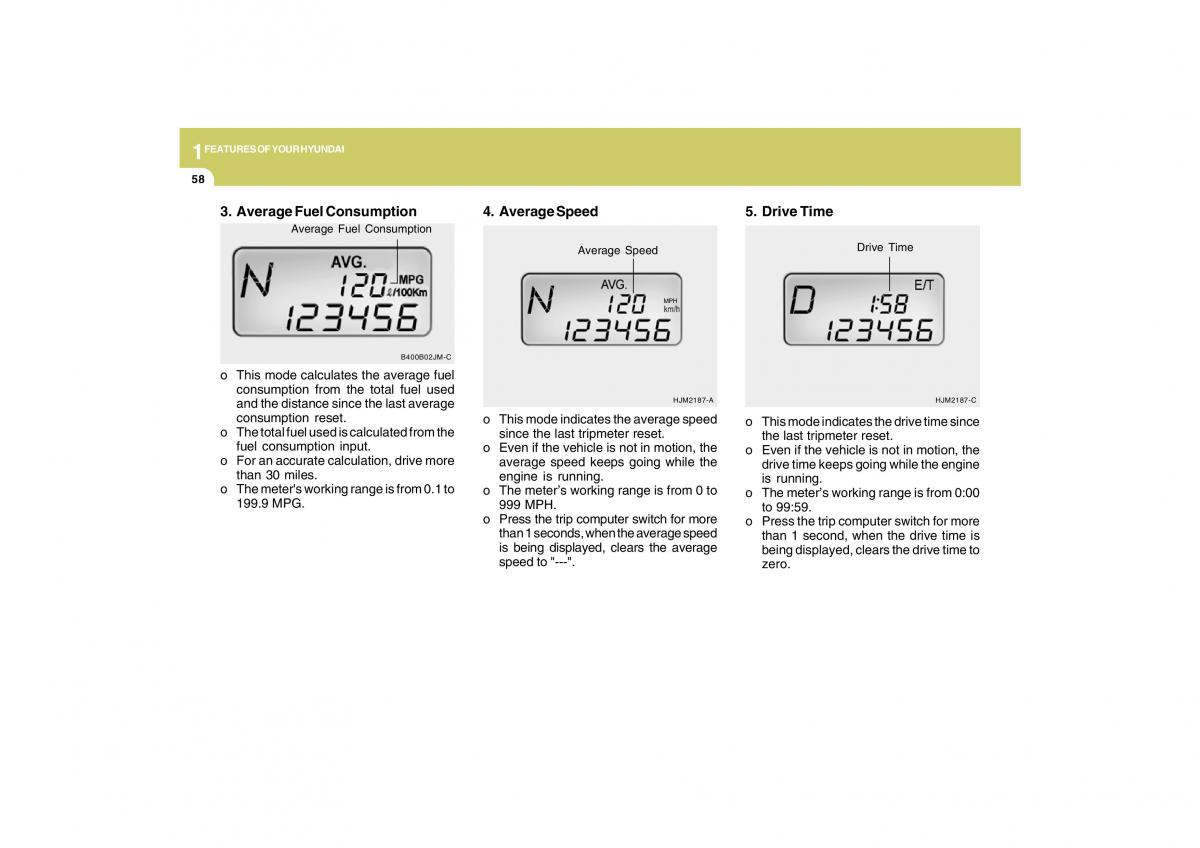 Hyundai Tucson I 1 owners manual / page 69