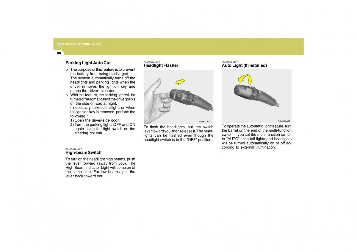 Hyundai Tucson I 1 owners manual / page 71