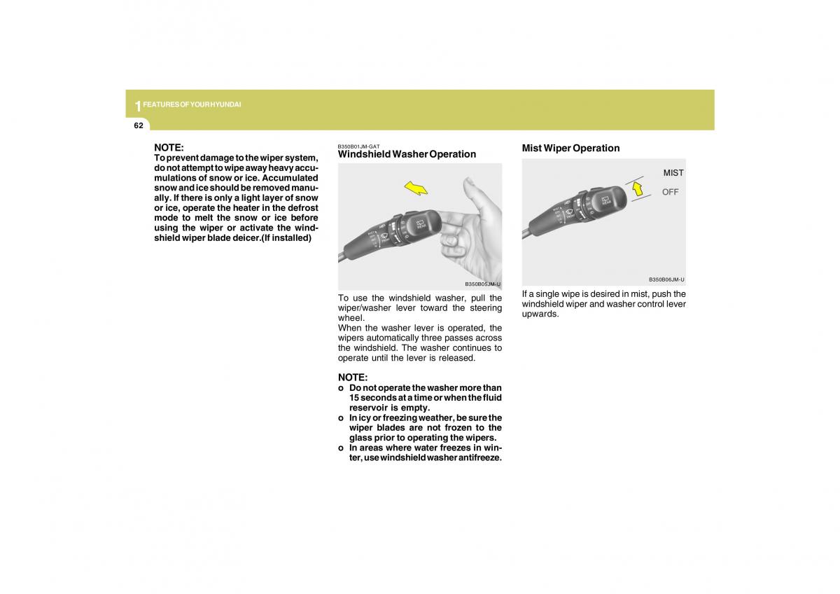 Hyundai Tucson I 1 owners manual / page 73