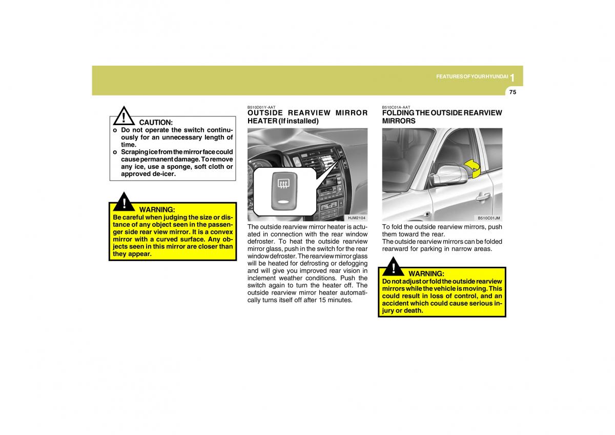 Hyundai Tucson I 1 owners manual / page 86