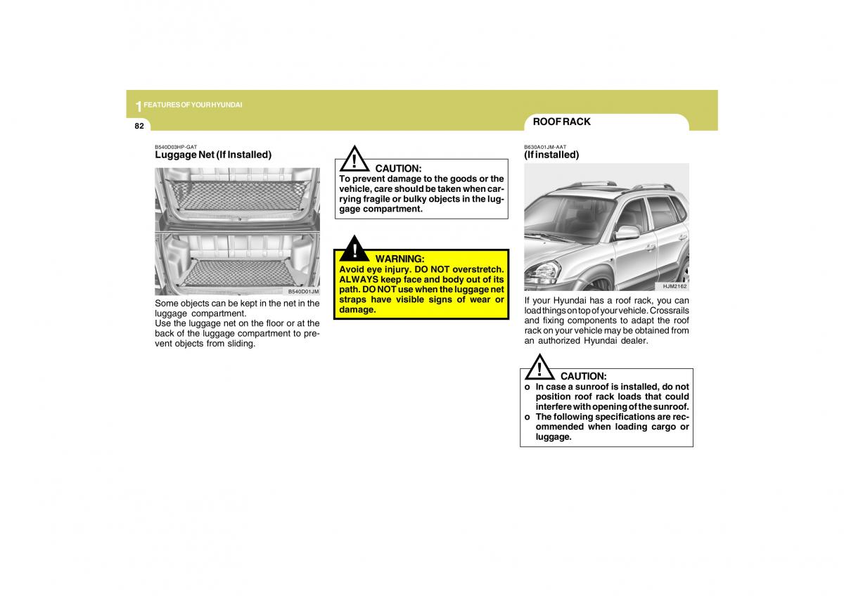 Hyundai Tucson I 1 owners manual / page 93