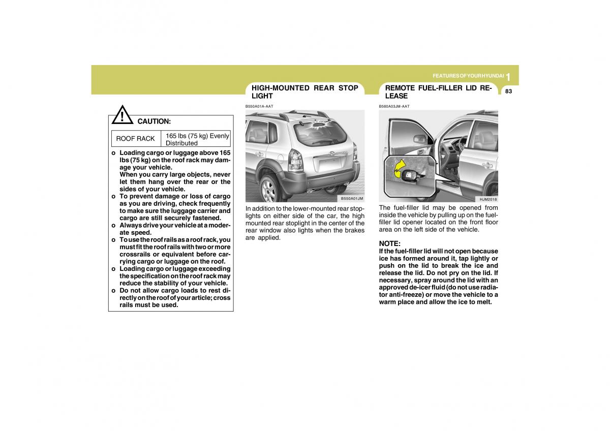 Hyundai Tucson I 1 owners manual / page 94