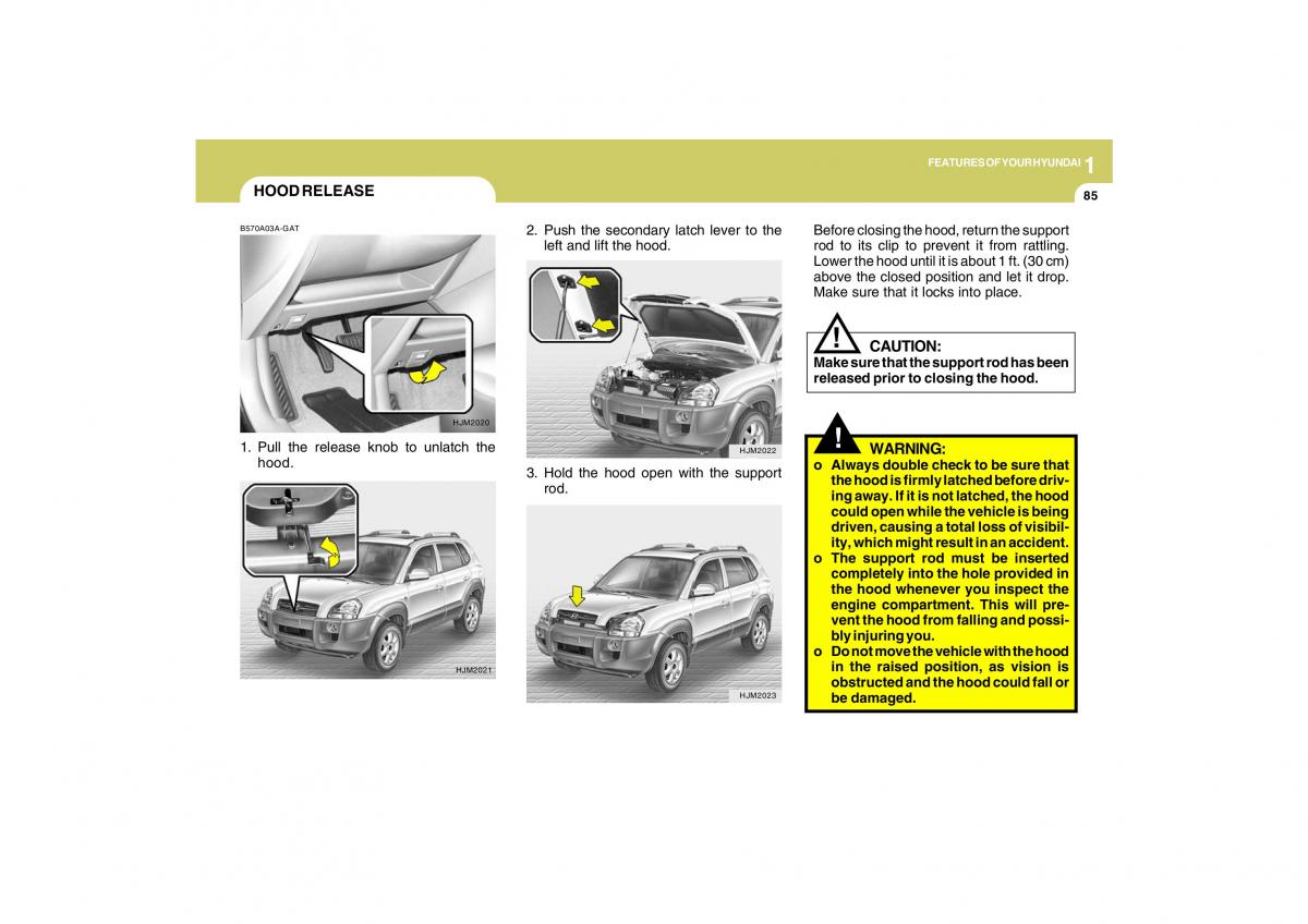 Hyundai Tucson I 1 owners manual / page 96