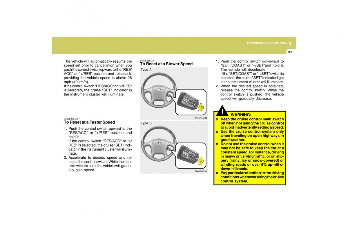 Hyundai Tucson I 1 owners manual / page 102