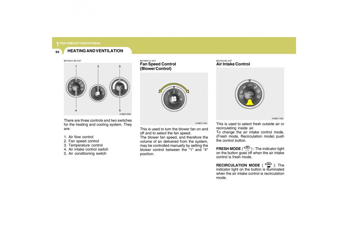 Hyundai Tucson I 1 owners manual / page 105