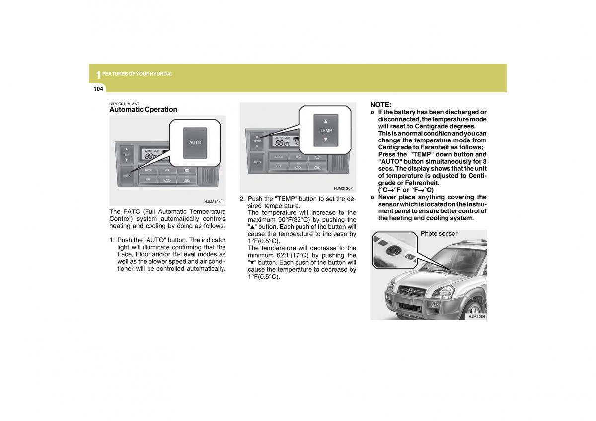 Hyundai Tucson I 1 owners manual / page 115