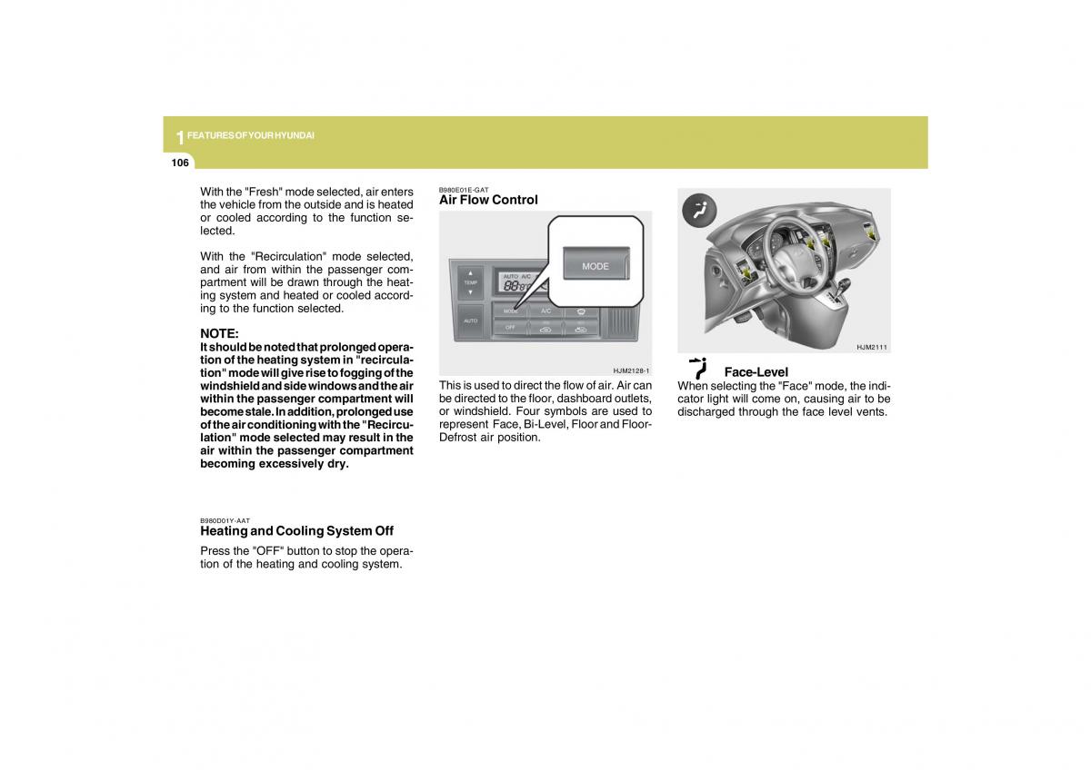 Hyundai Tucson I 1 owners manual / page 117