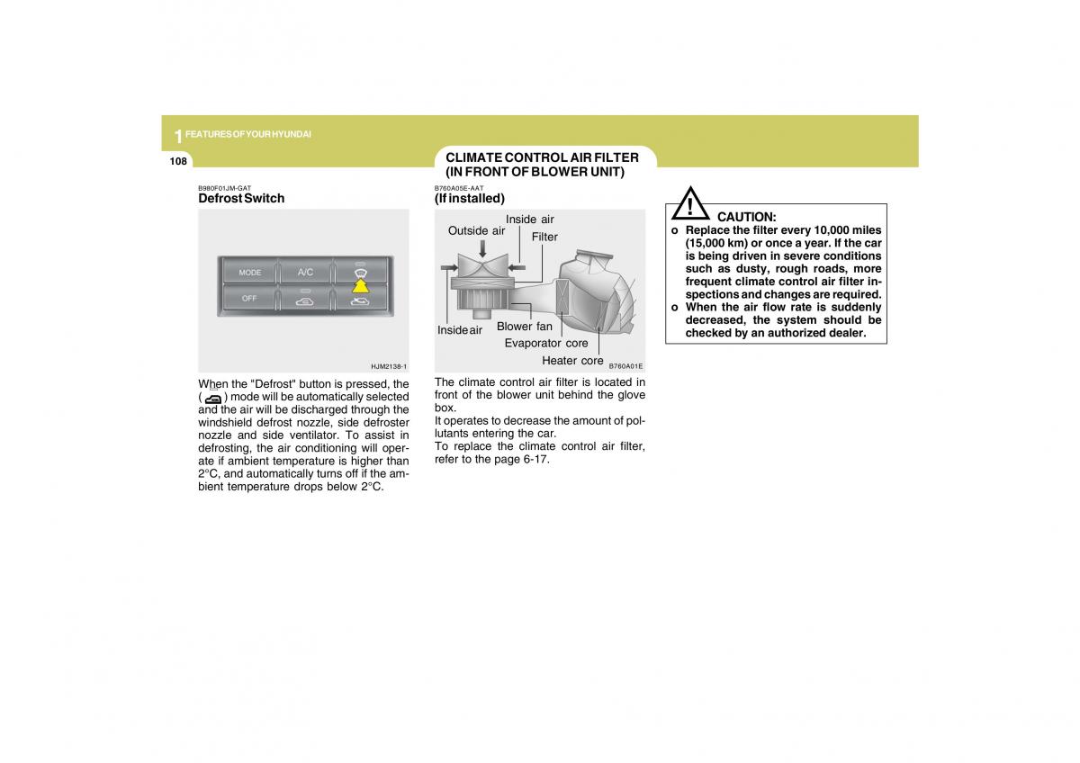 Hyundai Tucson I 1 owners manual / page 119