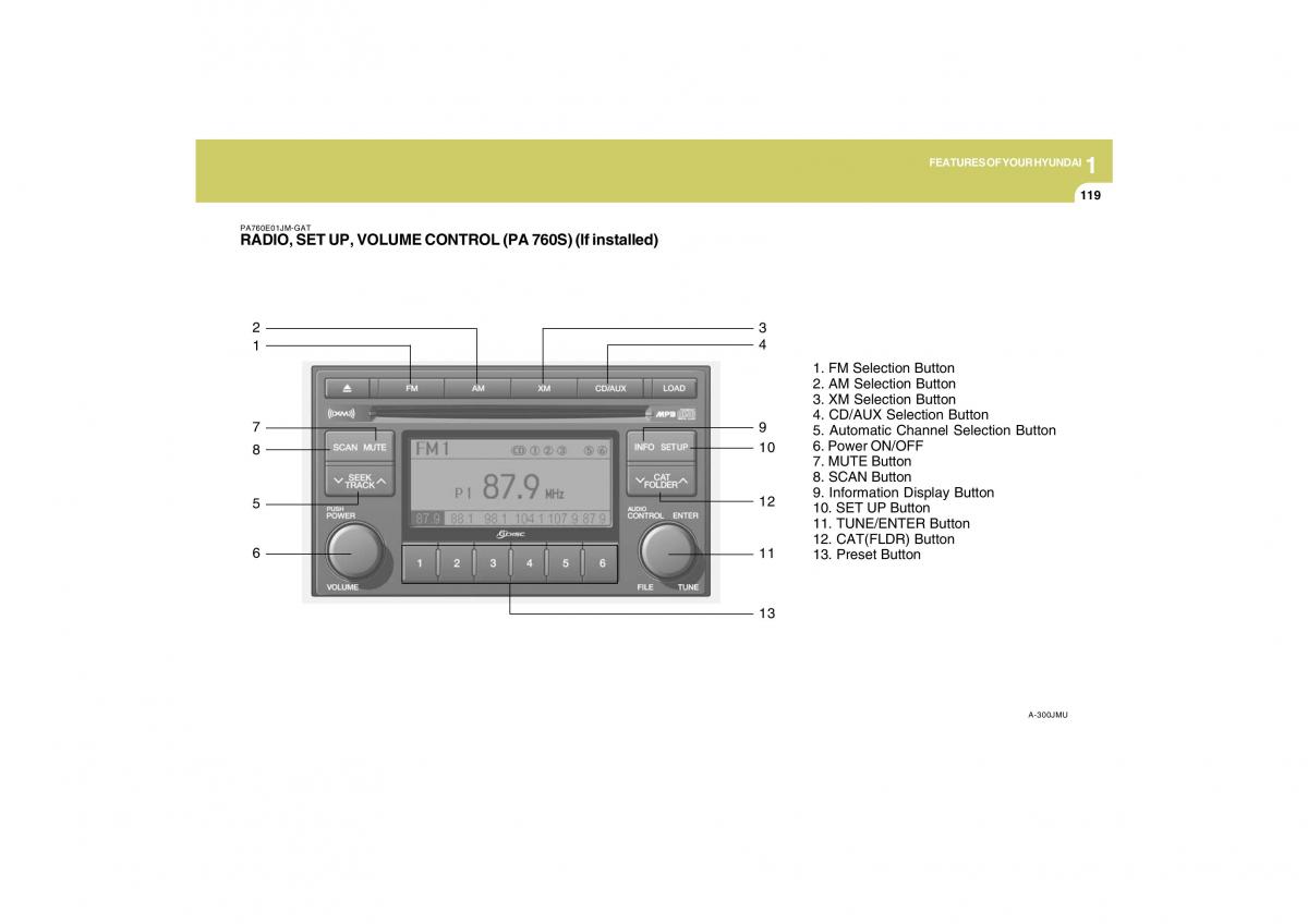 Hyundai Tucson I 1 owners manual / page 130