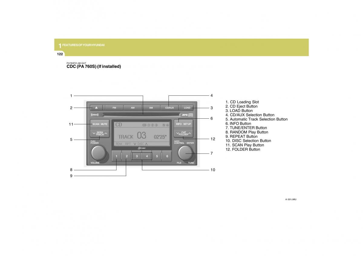 Hyundai Tucson I 1 owners manual / page 133