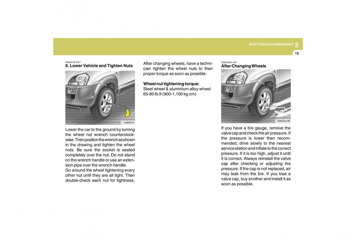 Hyundai Tucson I 1 owners manual / page 184