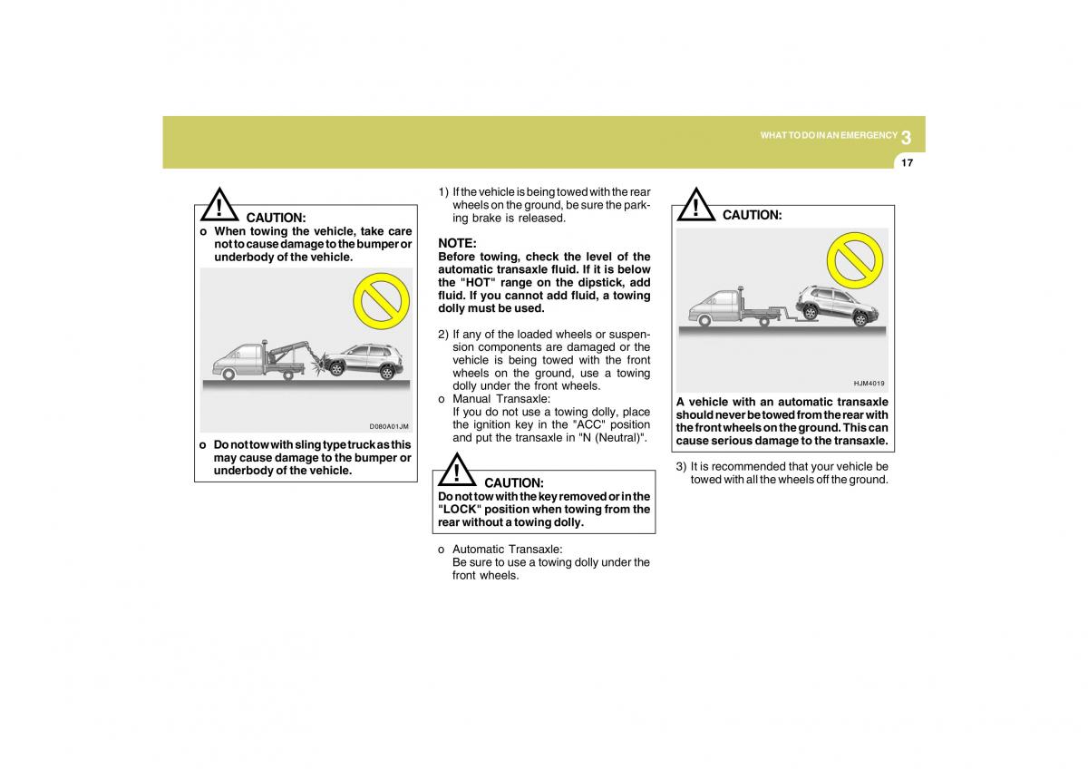 Hyundai Tucson I 1 owners manual / page 186