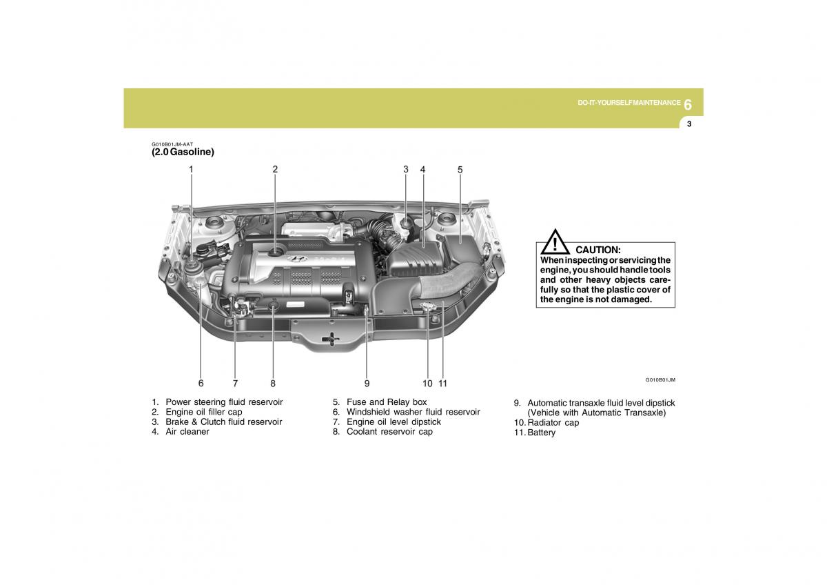 Hyundai Tucson I 1 owners manual / page 207