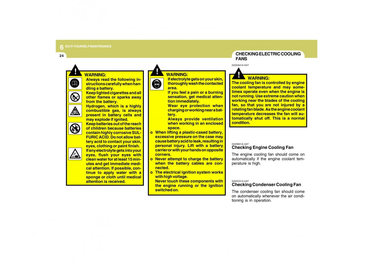 Hyundai Tucson I 1 owners manual / page 228