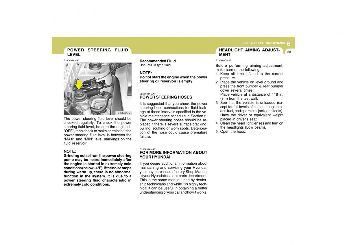 Hyundai Tucson I 1 owners manual / page 229