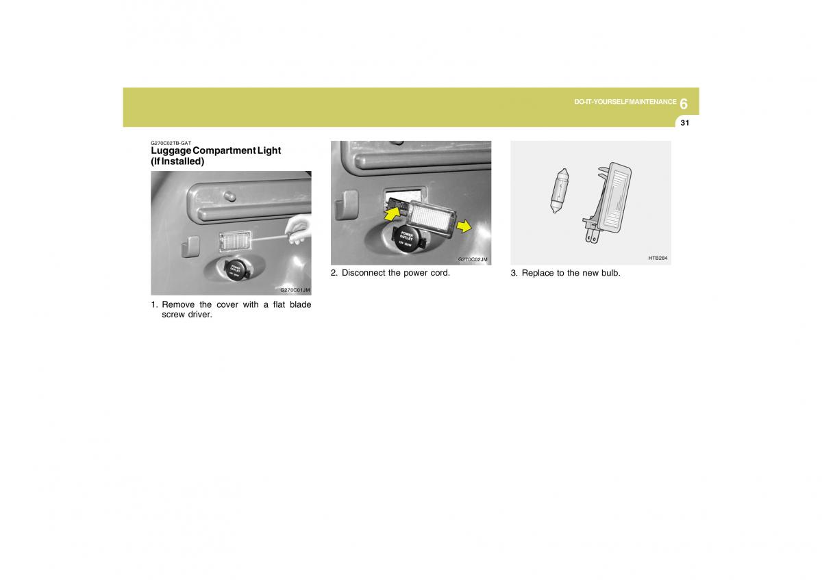 Hyundai Tucson I 1 owners manual / page 235