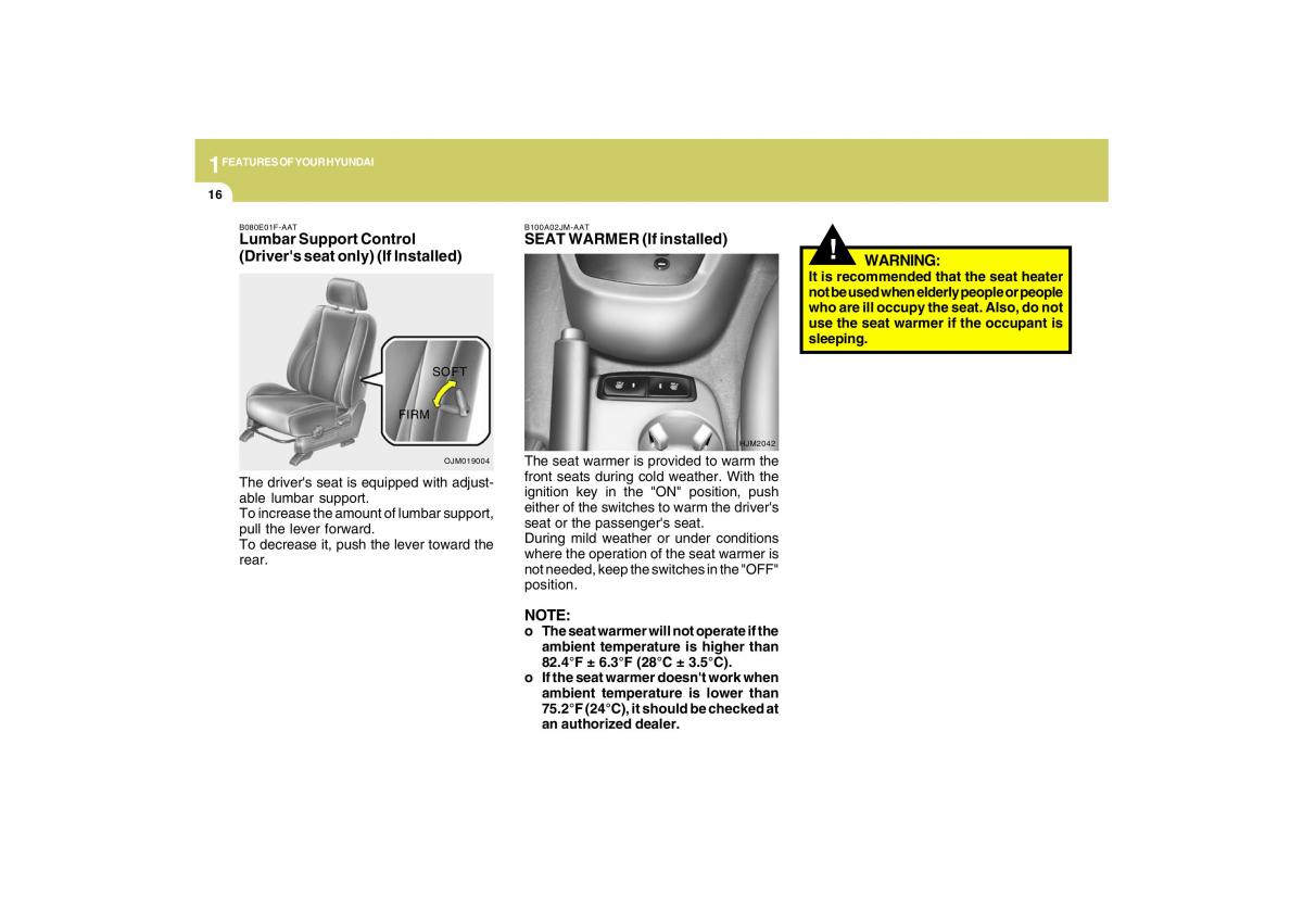 Hyundai Tucson I 1 owners manual / page 27