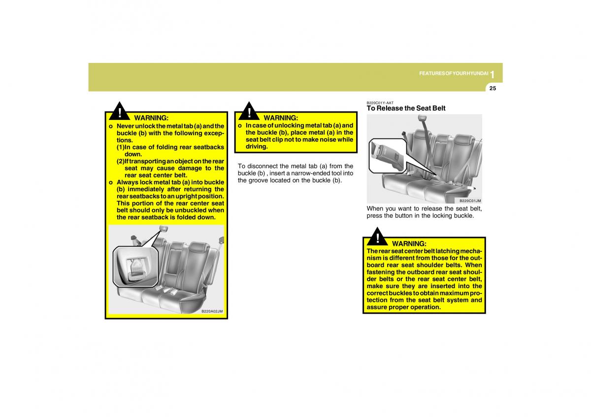 Hyundai Tucson I 1 owners manual / page 36