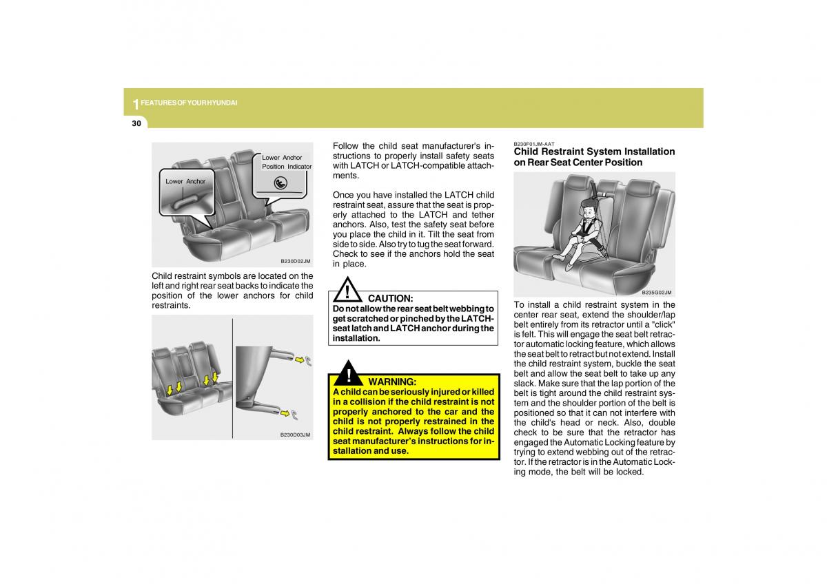 Hyundai Tucson I 1 owners manual / page 41