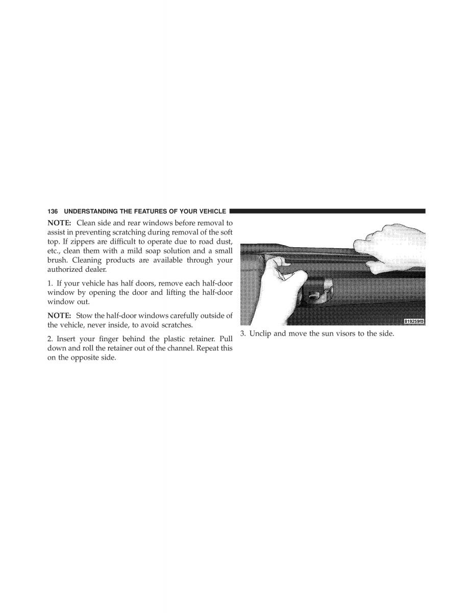 Jeep Wrangler TJ 2007 owners manual / page 138