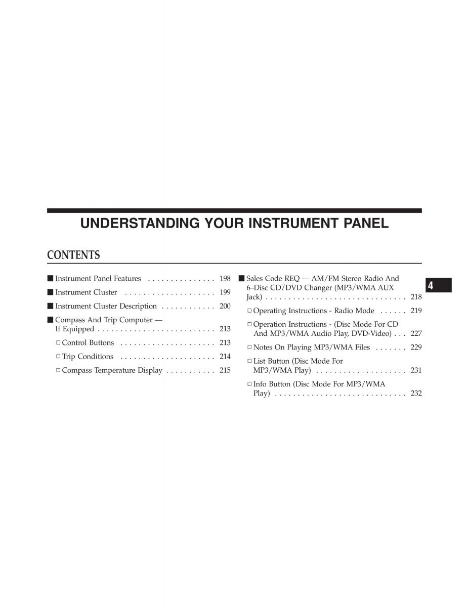 Jeep Wrangler TJ 2007 owners manual / page 197