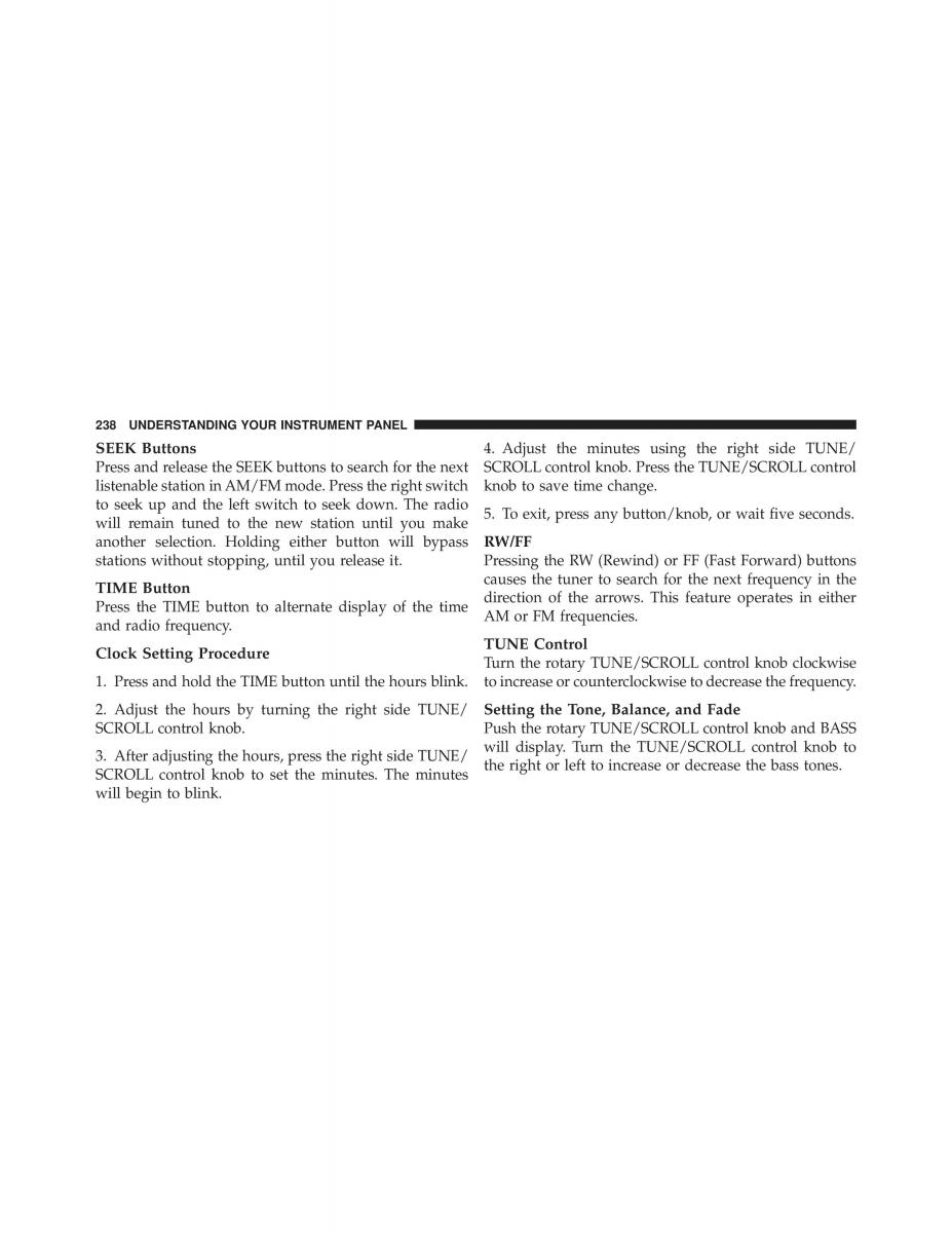 Jeep Wrangler TJ 2007 owners manual / page 240