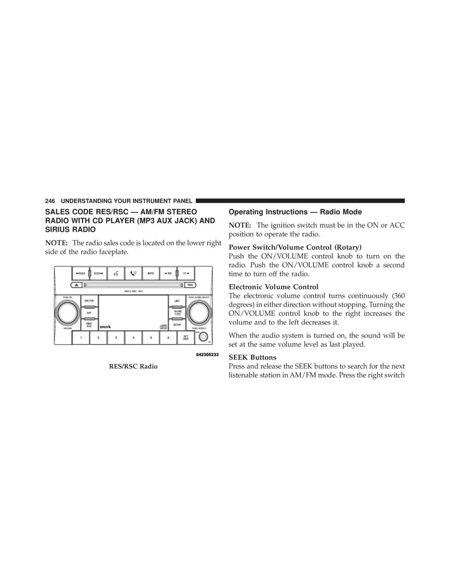 Jeep Wrangler TJ 2007 owners manual / page 248