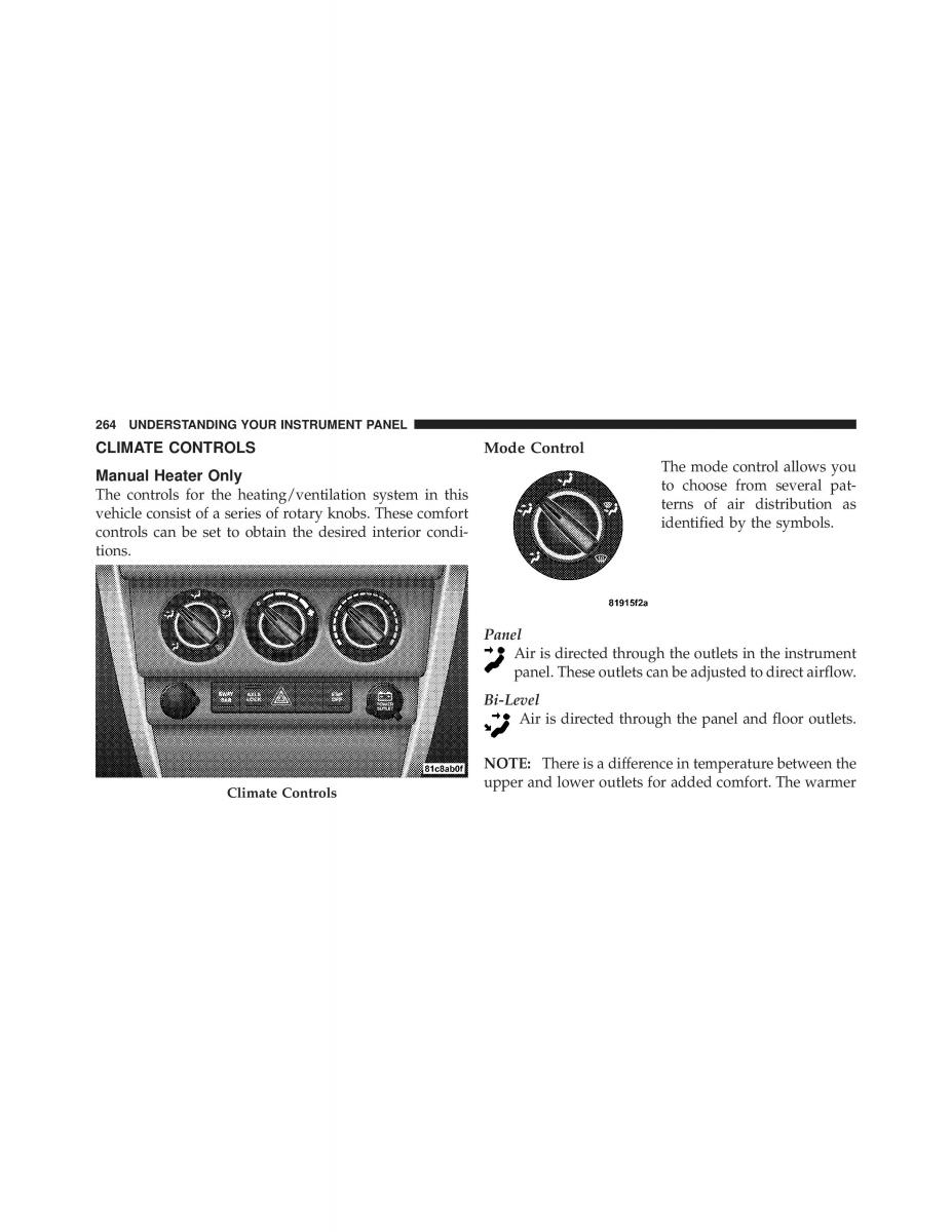 Jeep Wrangler TJ 2007 owners manual / page 266