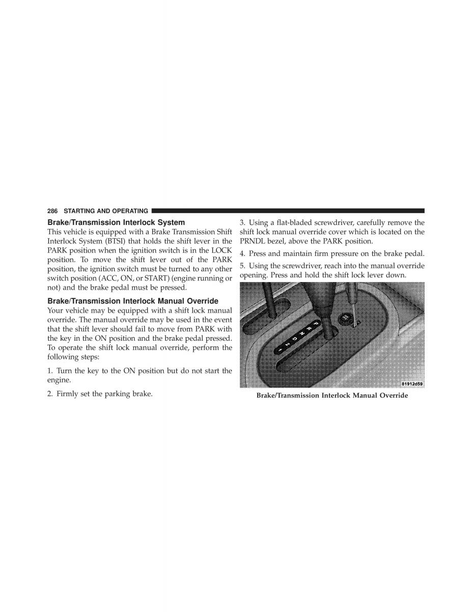 Jeep Wrangler TJ 2007 owners manual / page 288