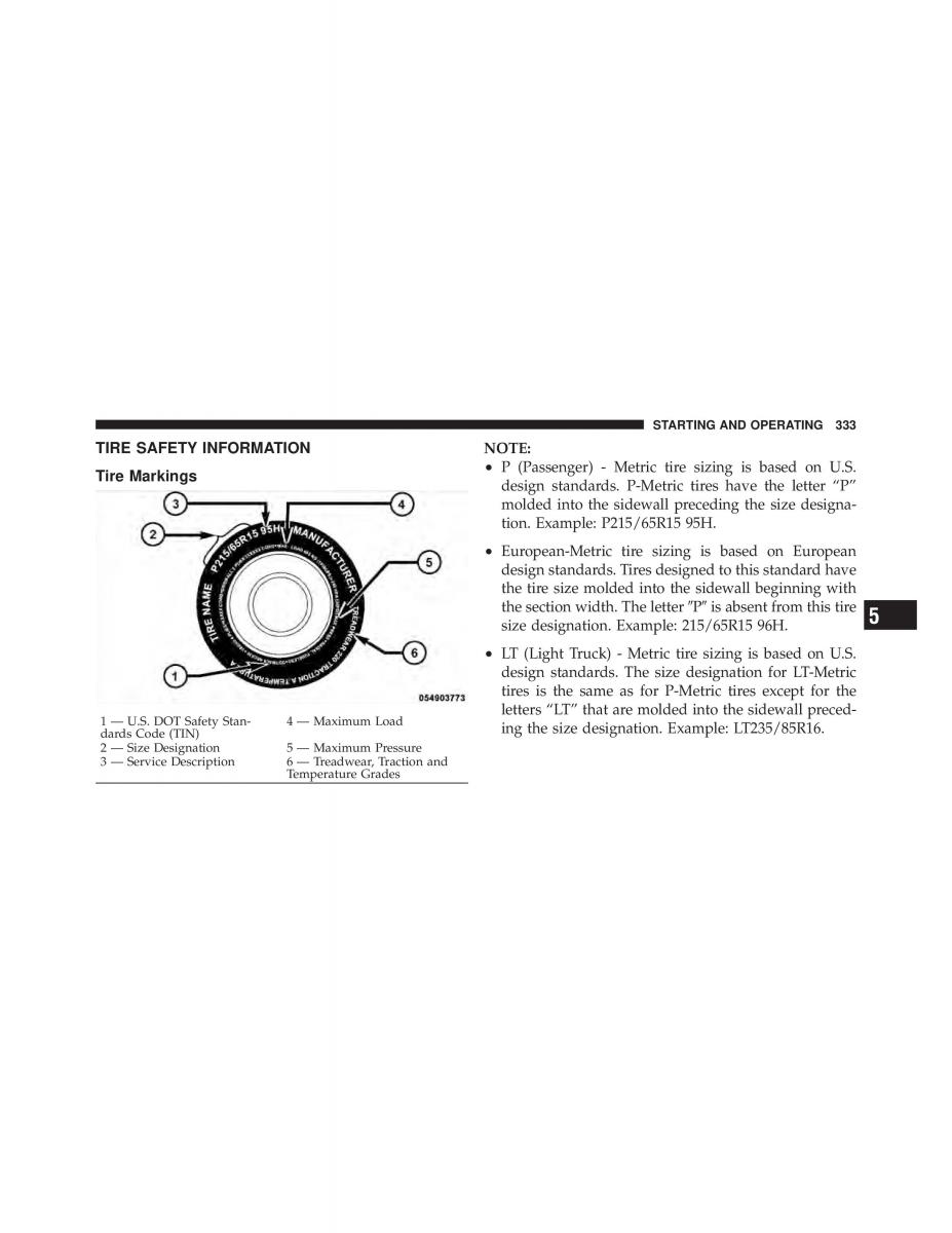 Jeep Wrangler TJ 2007 owners manual / page 335