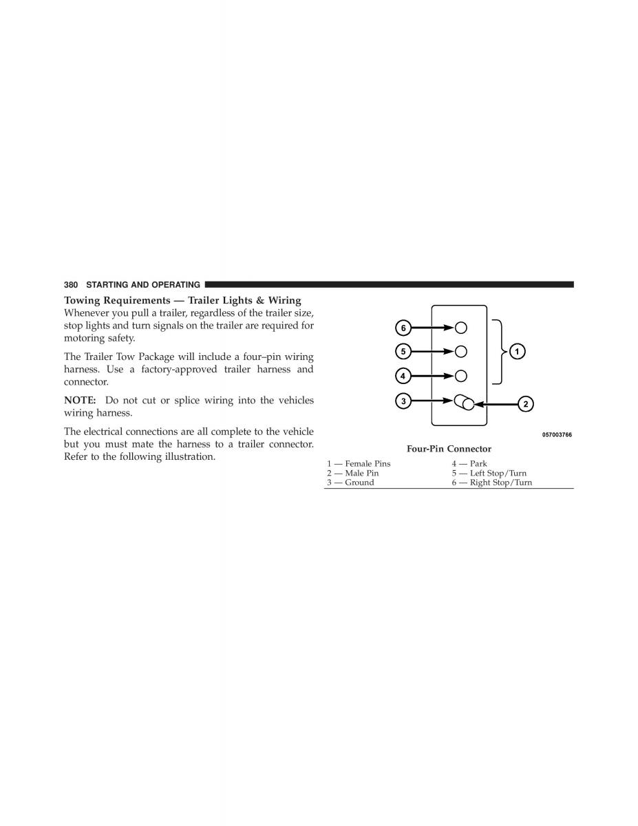 Jeep Wrangler TJ 2007 owners manual / page 382