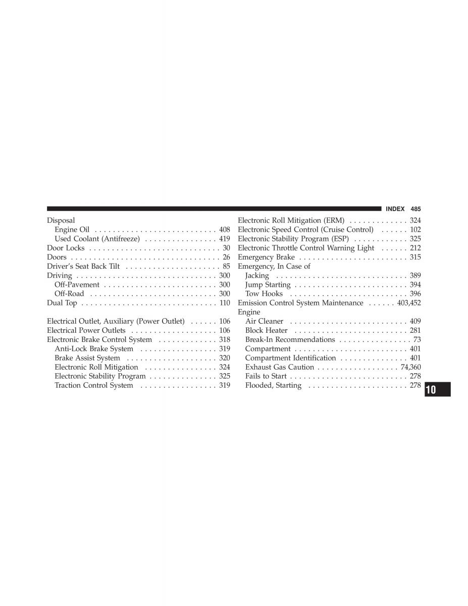 Jeep Wrangler TJ 2007 owners manual / page 487