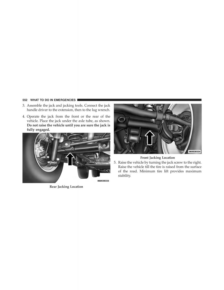 Jeep Wrangler TJ 2013 owners manual / page 554