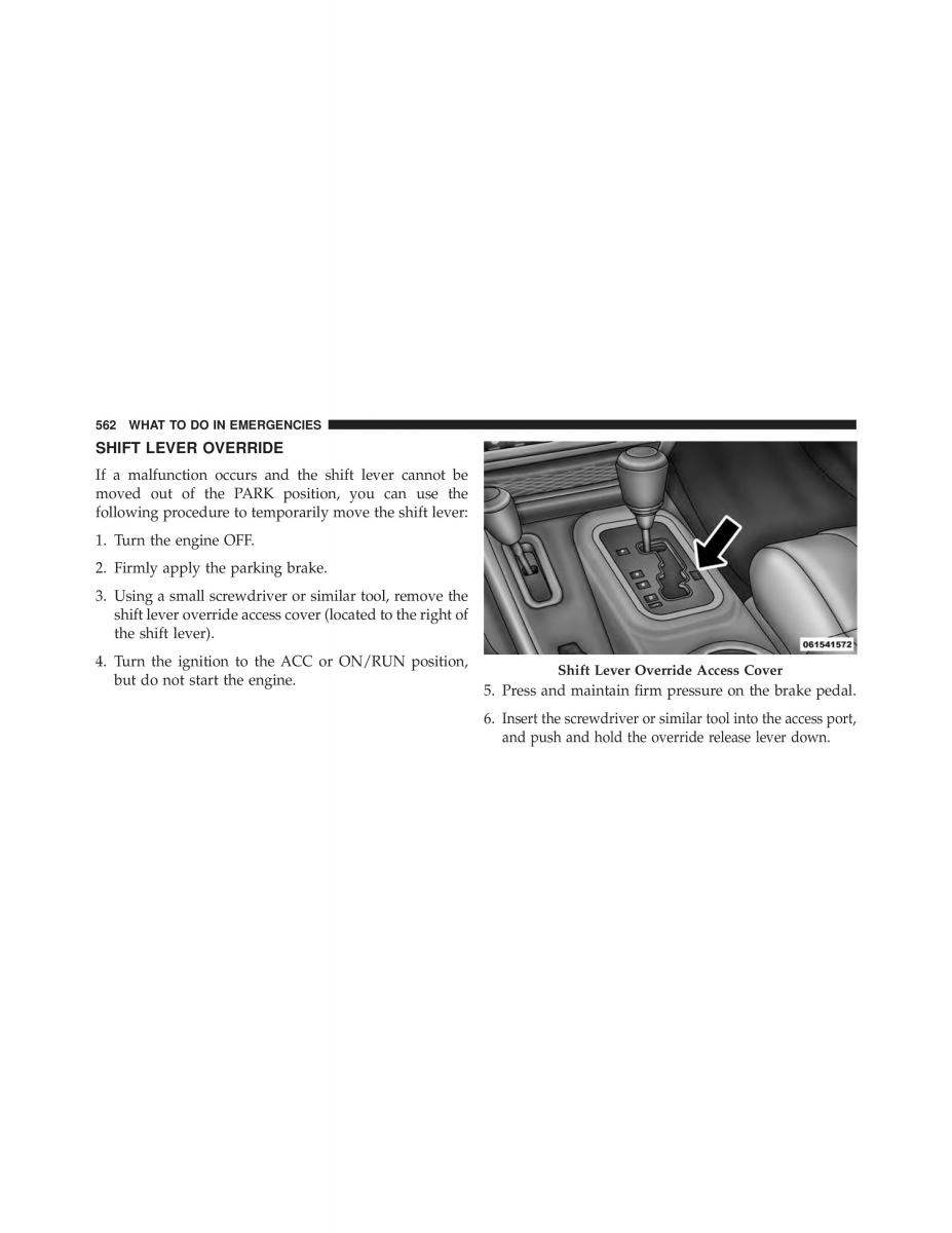 Jeep Wrangler TJ 2013 owners manual / page 564