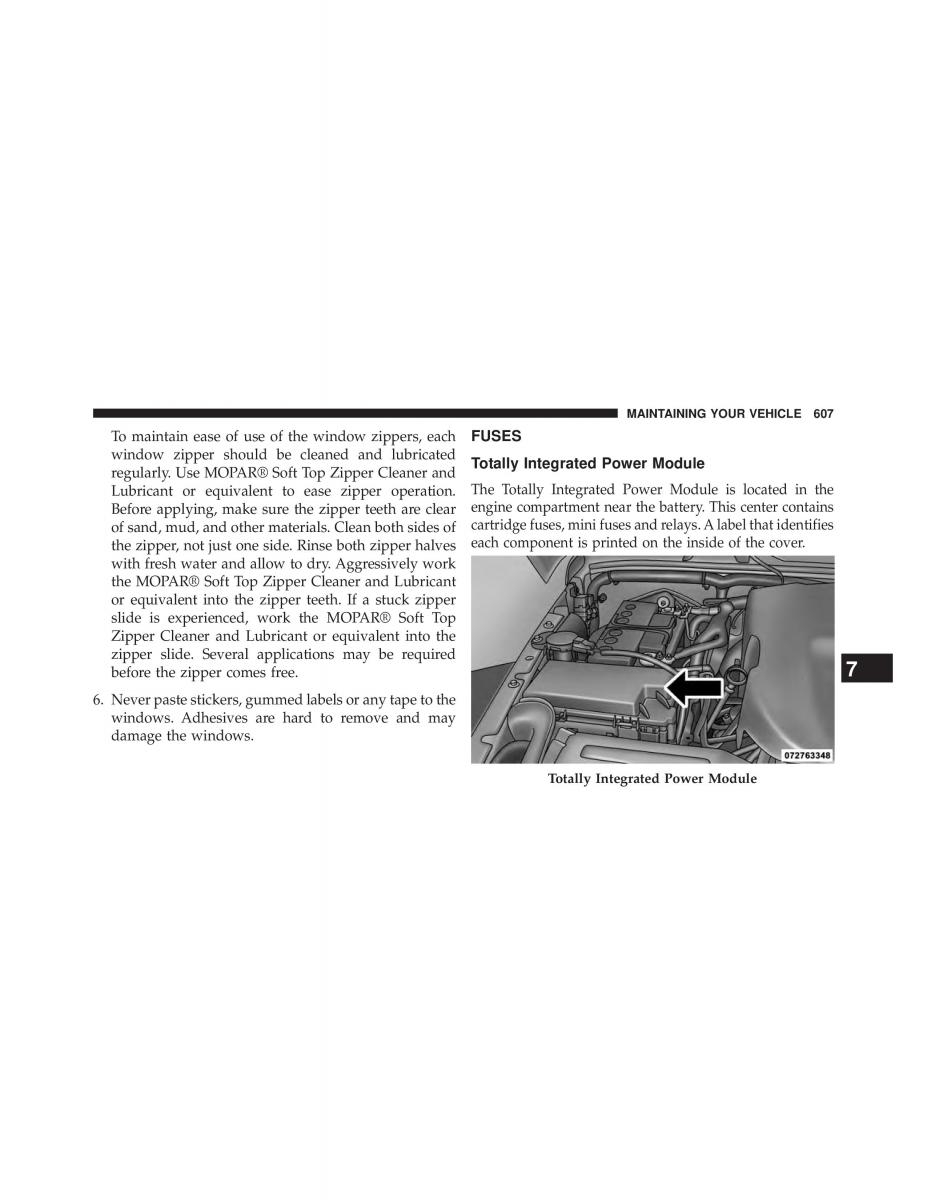 Jeep Wrangler TJ 2013 owners manual / page 609