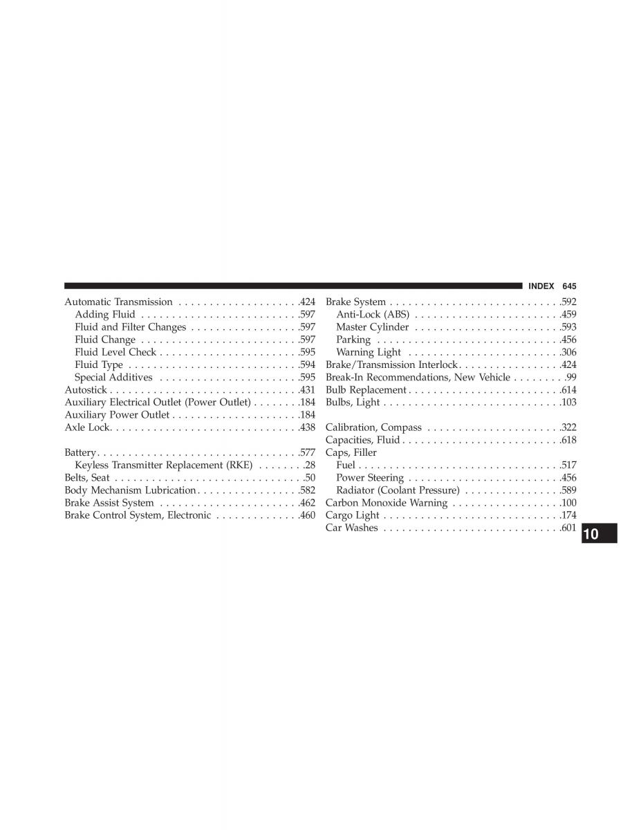 Jeep Wrangler TJ 2013 owners manual / page 647