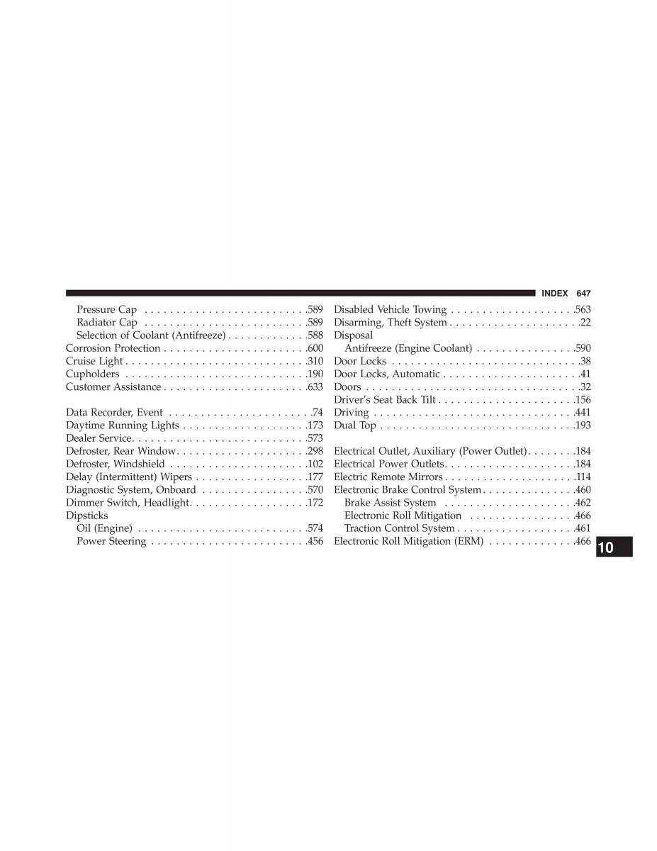 Jeep Wrangler TJ 2013 owners manual / page 649