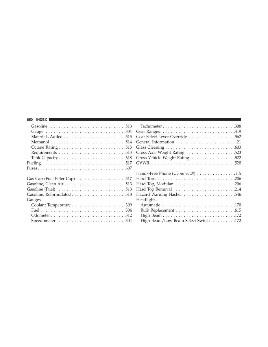 Jeep Wrangler TJ 2013 owners manual / page 652