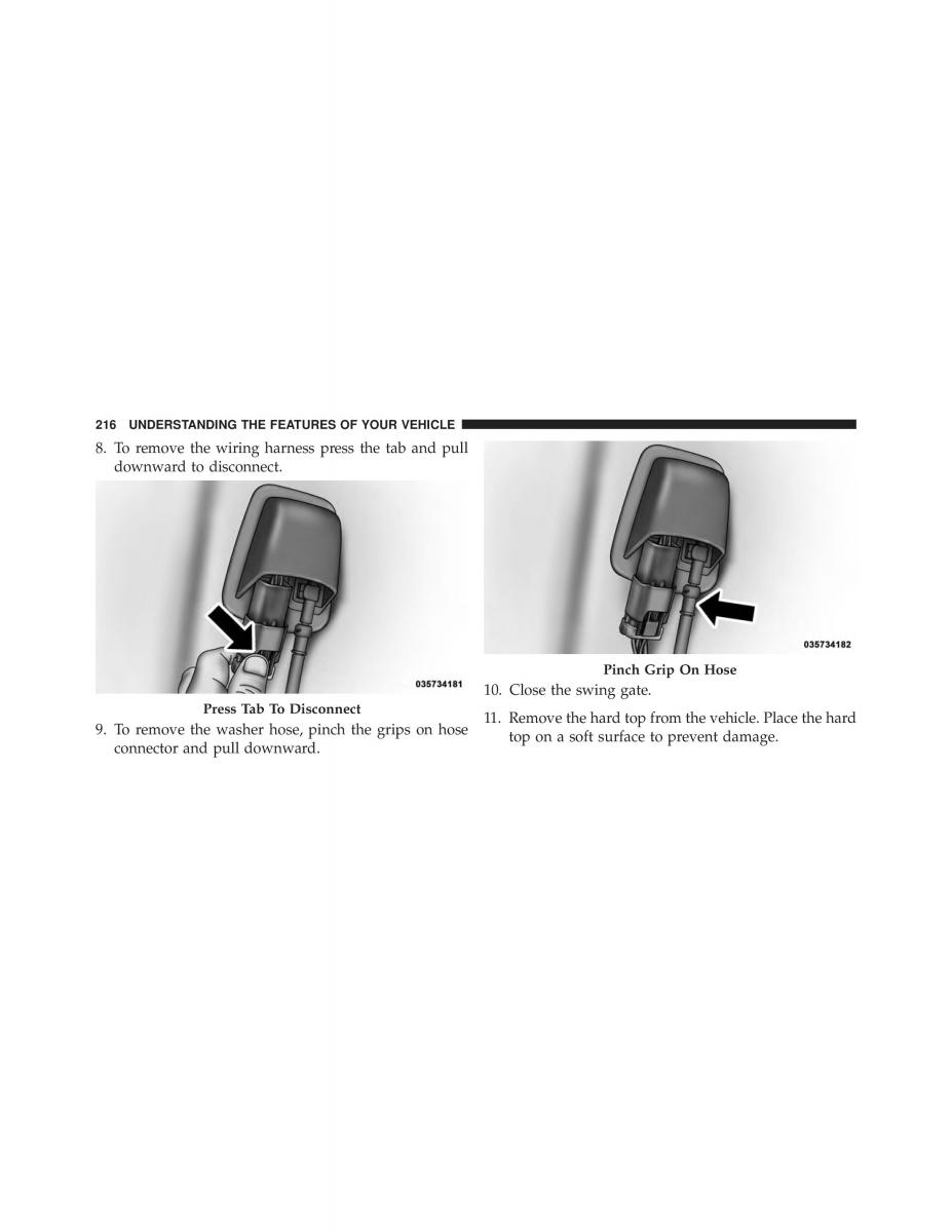 Jeep Wrangler TJ 2013 owners manual / page 218