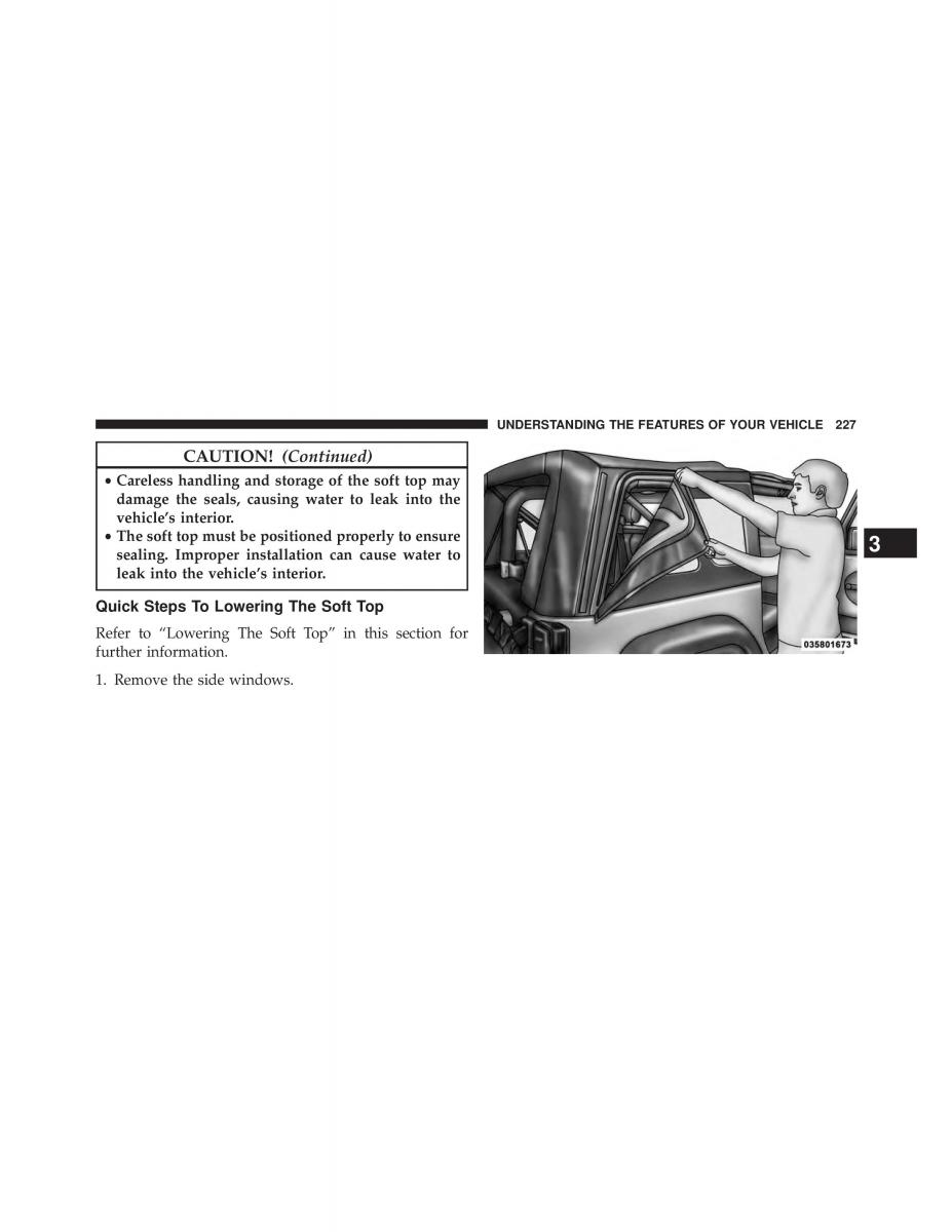 Jeep Wrangler TJ 2013 owners manual / page 229