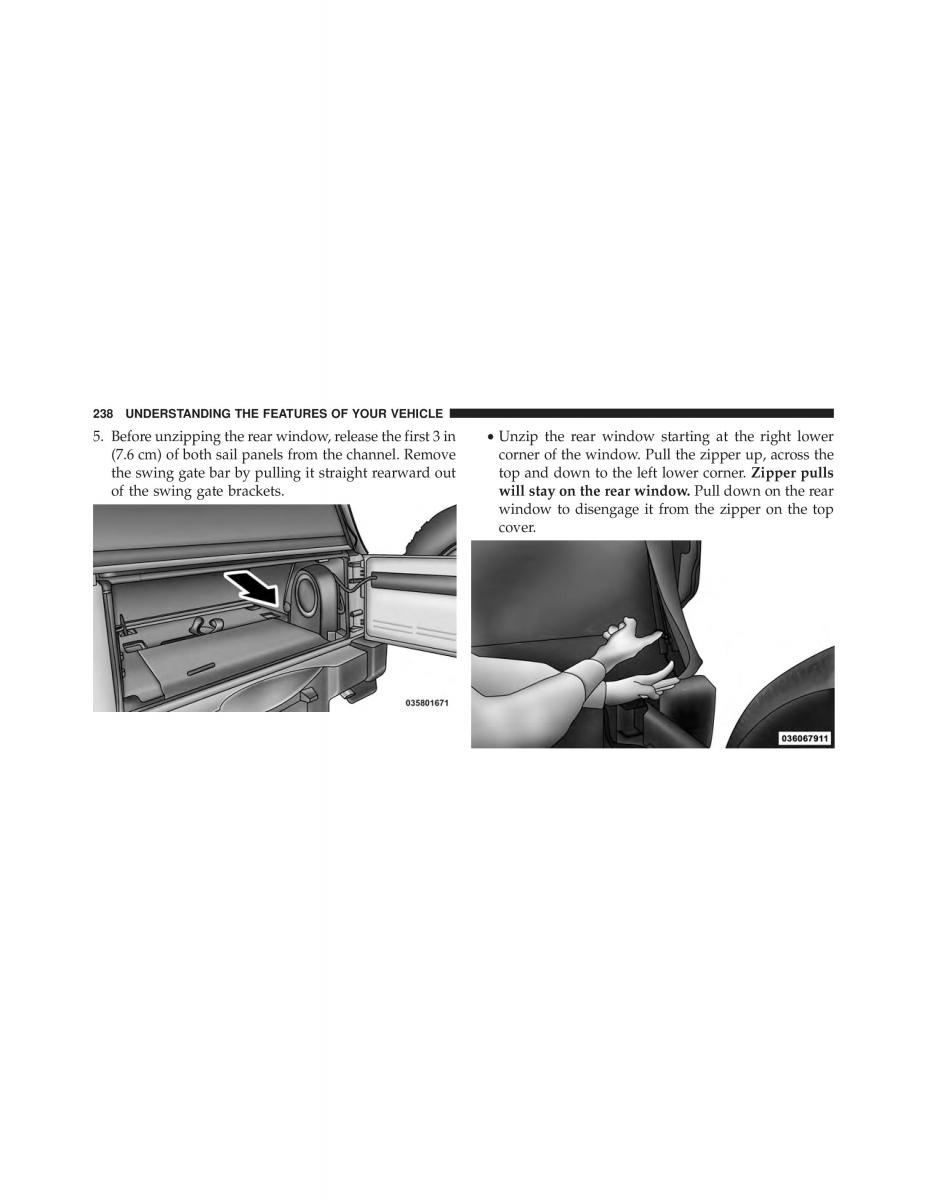 Jeep Wrangler TJ 2013 owners manual / page 240