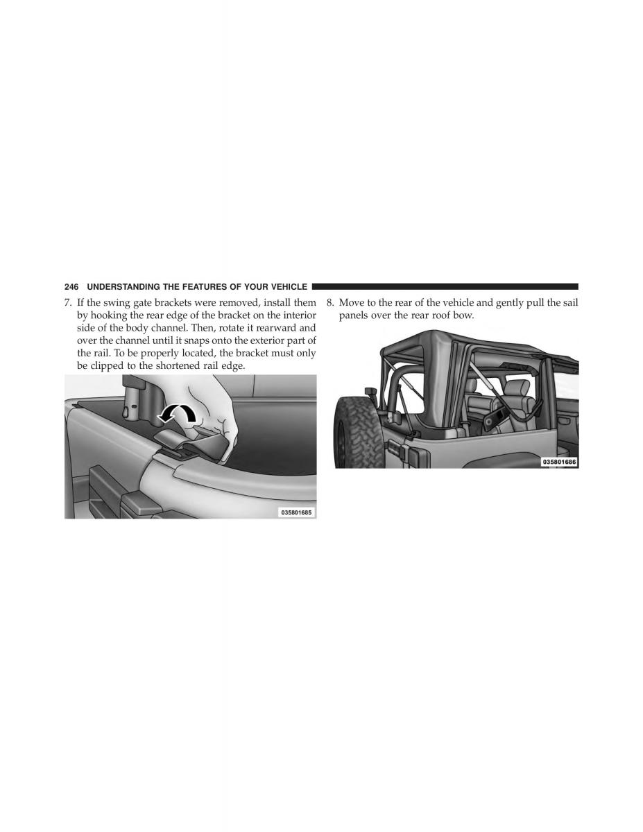 Jeep Wrangler TJ 2013 owners manual / page 248