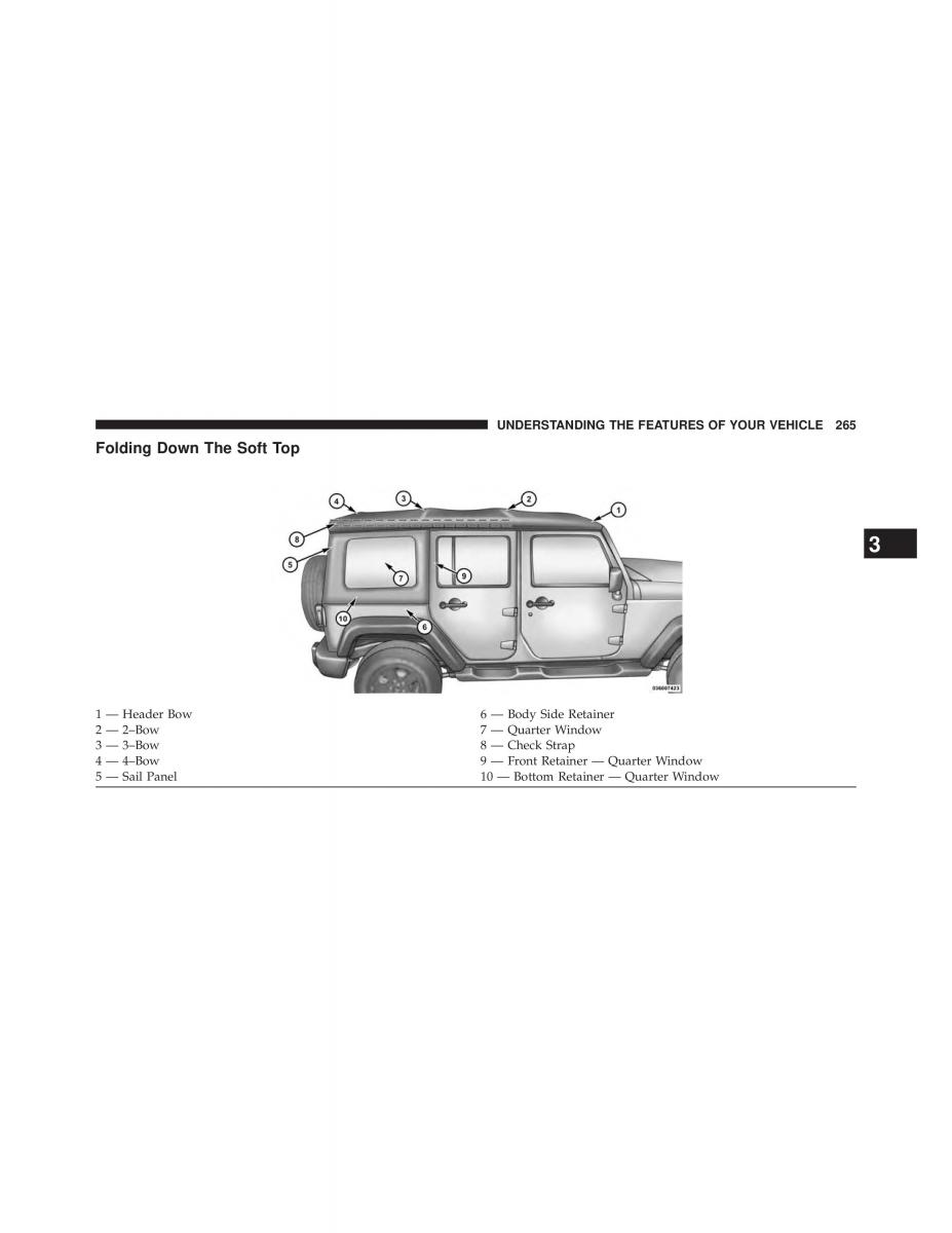 Jeep Wrangler TJ 2013 owners manual / page 267