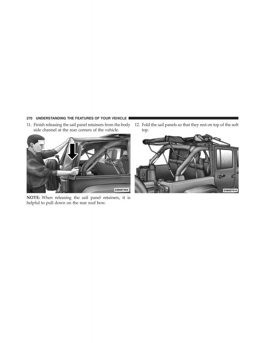 Jeep Wrangler TJ 2013 owners manual / page 272