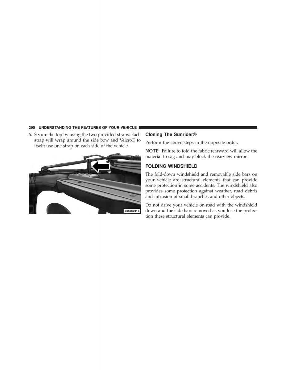 Jeep Wrangler TJ 2013 owners manual / page 292