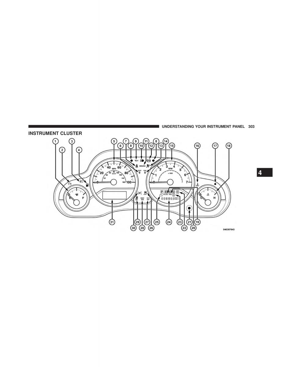 Jeep Wrangler TJ 2013 owners manual / page 305