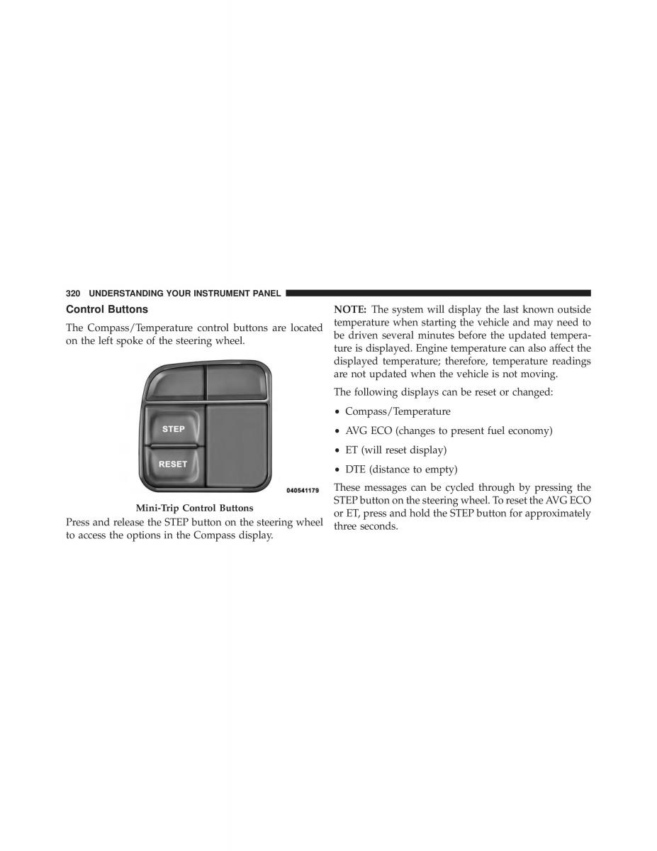 Jeep Wrangler TJ 2013 owners manual / page 322