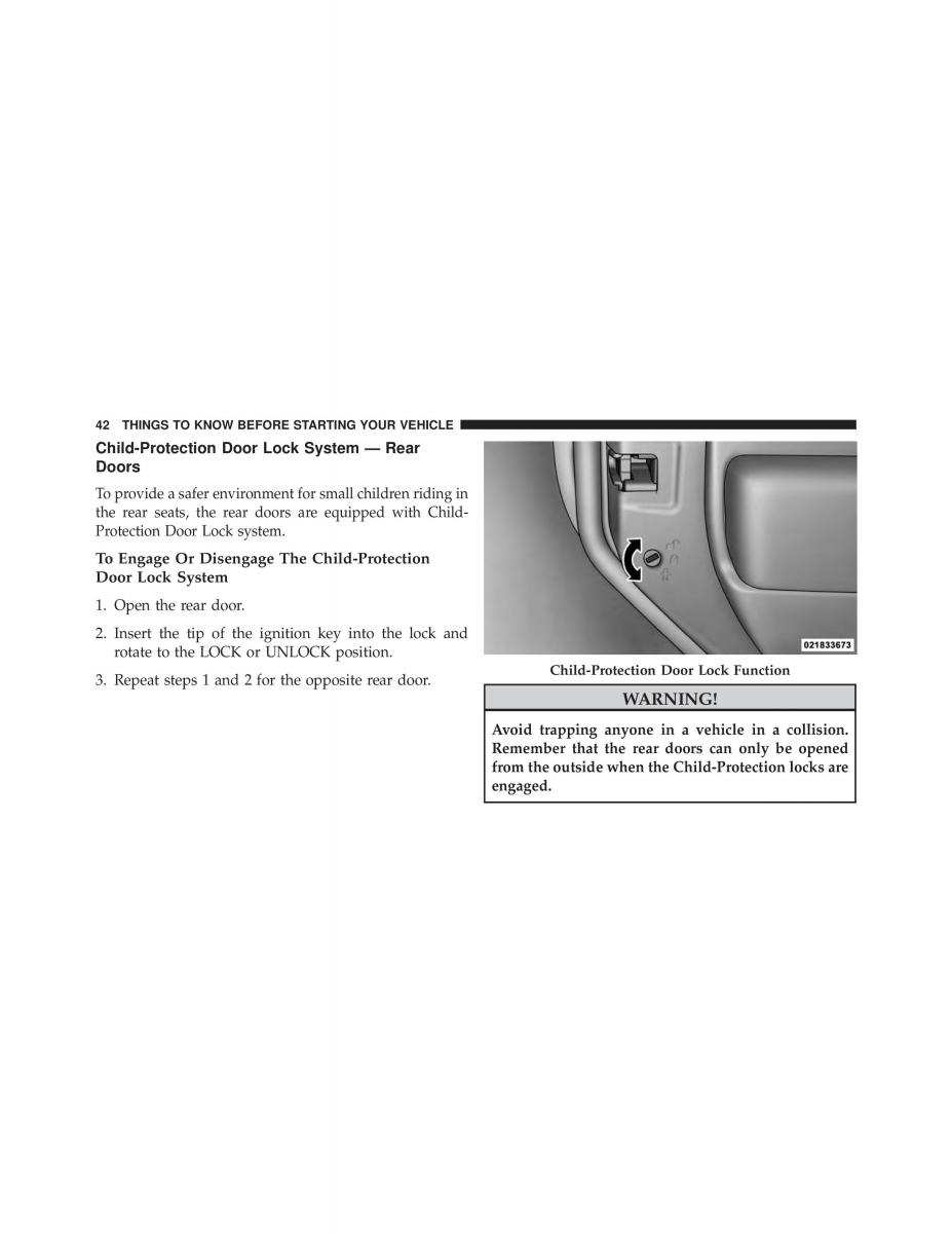 Jeep Wrangler TJ 2013 owners manual / page 44