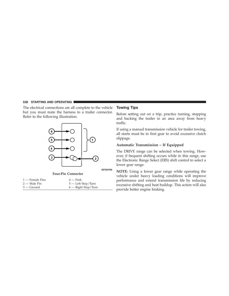 Jeep Wrangler TJ 2013 owners manual / page 540